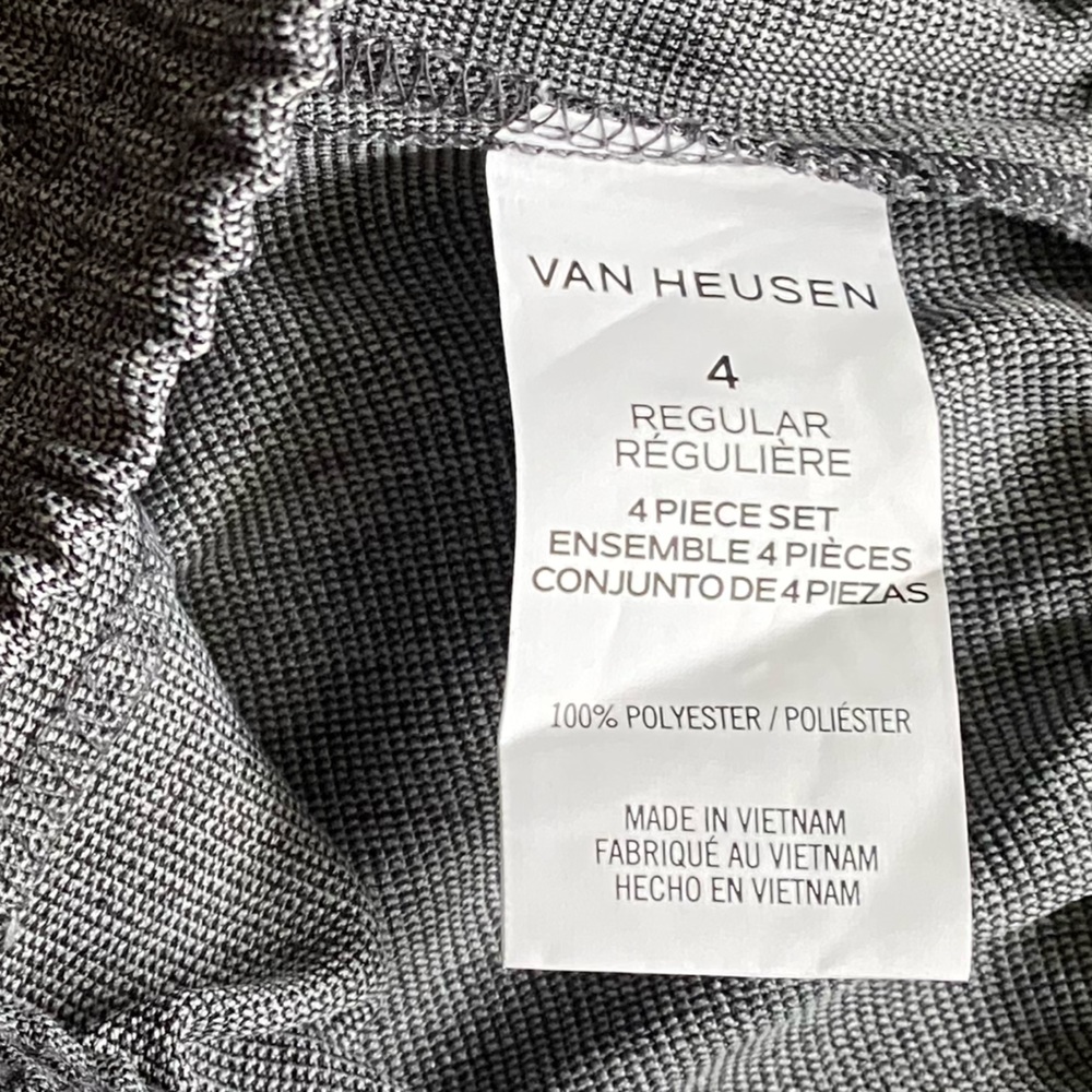 VAN HEUSEN Gray Vest and Dress Pants - Picture 2 of 3
